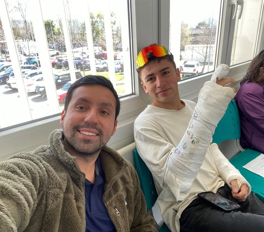 Javier en rehabilitación kinesiológica en Kinevic